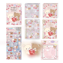 Load image into Gallery viewer, Rilakkuma Memo Pad, Notebook, Mini Index Holder (Shining Jewel Cherry Series 2022)
