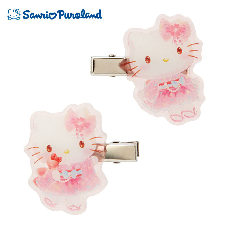 Sanrio Hello Kitty Hair Clip Set (Puroland Edition)