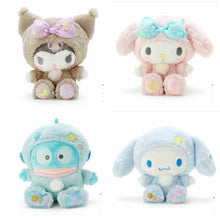 Load image into Gallery viewer, Sanrio Character Pajama Plush (Kuromi, My Melody, Cinnamonroll, Hangdoyon)
