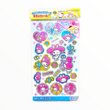 Load image into Gallery viewer, Sanrio Character Sparkly Sticker Sheet
