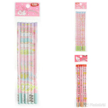 Load image into Gallery viewer, Sanrio Character Pencil Set (4 or 6 pcs)
