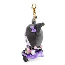 Load image into Gallery viewer, Kuromi Plush (Gold &amp; Purple Ribbon)
