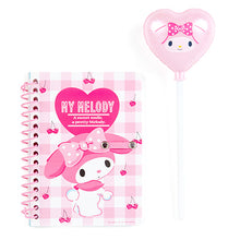 Load image into Gallery viewer, Sanrio Characters Note Book with Balloon Ball Pen
