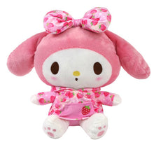 Load image into Gallery viewer, My Melody 10in Strawberry Hoodie Plush
