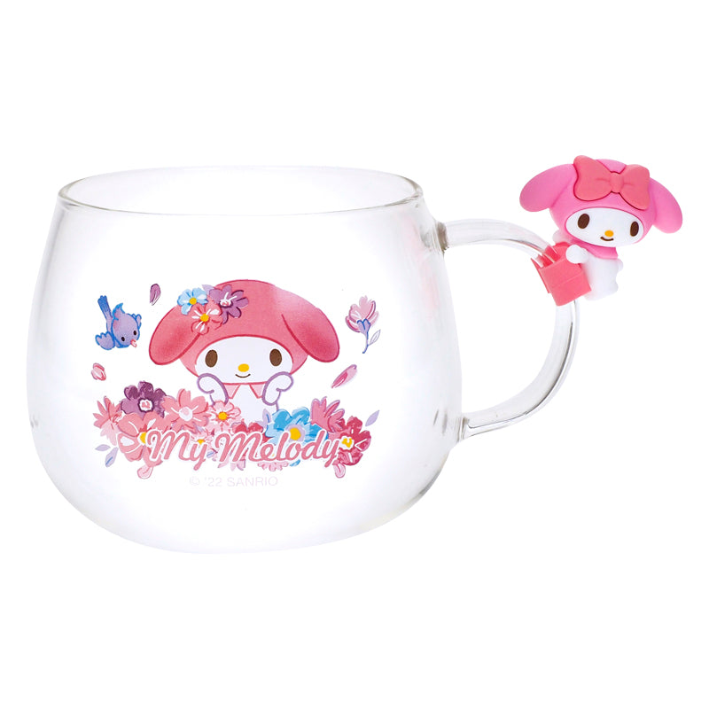 My Melody or Keroppi Glass Cup