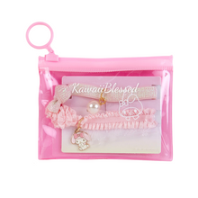 Load image into Gallery viewer, Sanrio Characters Hairties Set with Bag
