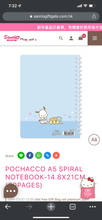 Load image into Gallery viewer, Sanrio Character A5 Spiral Notebook
