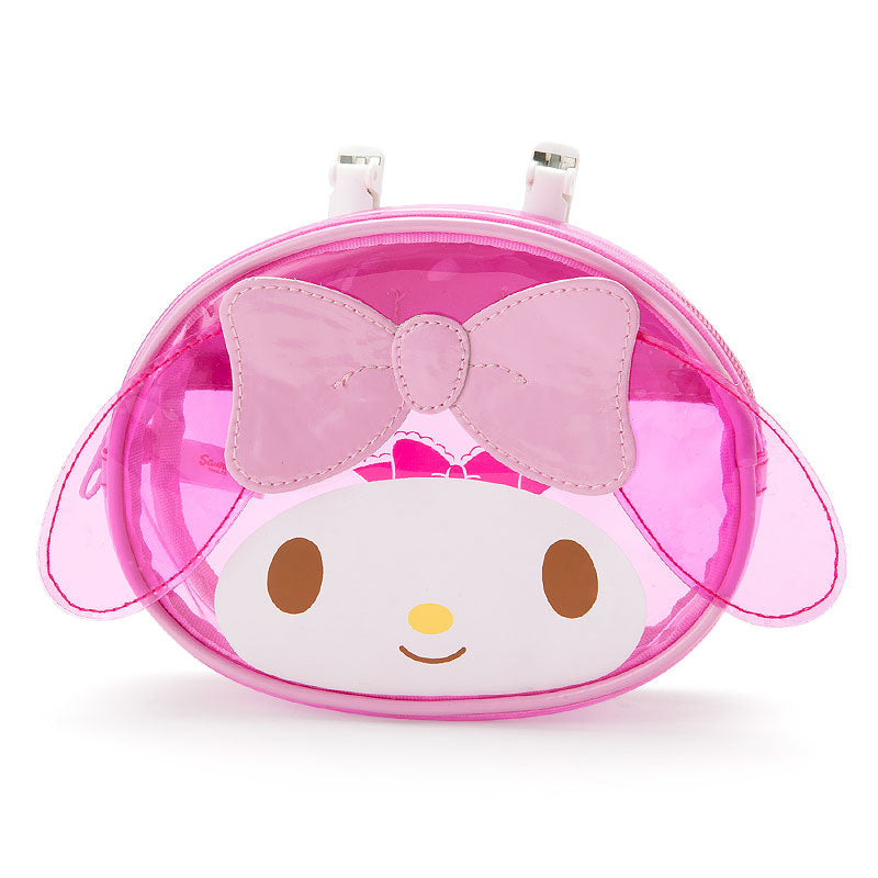 My Melody Diecut head Vinyl Crossbody Pouch