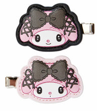 Load image into Gallery viewer, Kuromi / My Melody Clips / Headband (Midnight melochro)
