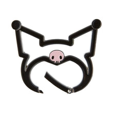 Load image into Gallery viewer, Sanrio Character Face Frame Carabiner Keychain
