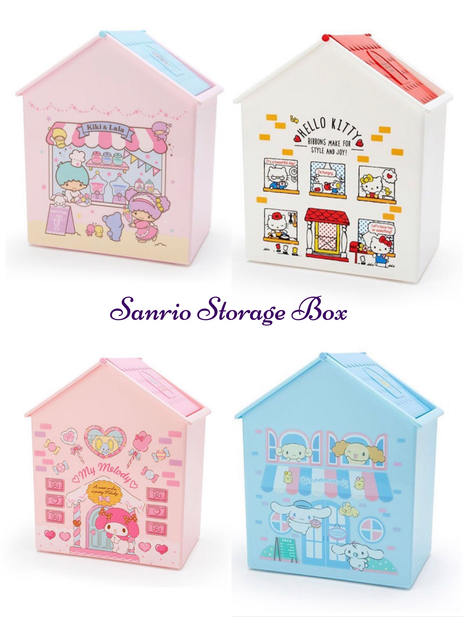 DIY Sanrio Kuromi My Melody Storage Box 