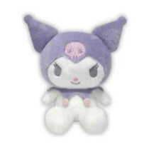 Load image into Gallery viewer, Kuromi Osuwari Plush Doll (2022 Sept)
