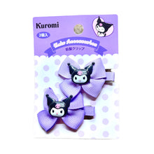 Load image into Gallery viewer, Kuromi y Mascot Hair Clips 2-Pcs Set
