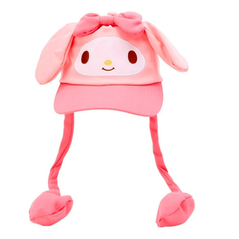 My Melody and Cinnamoroll Flap Action Cap