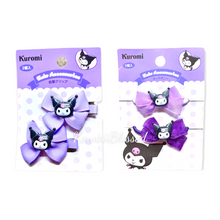 Load image into Gallery viewer, Kuromi y Mascot Hair Clips 2-Pcs Set
