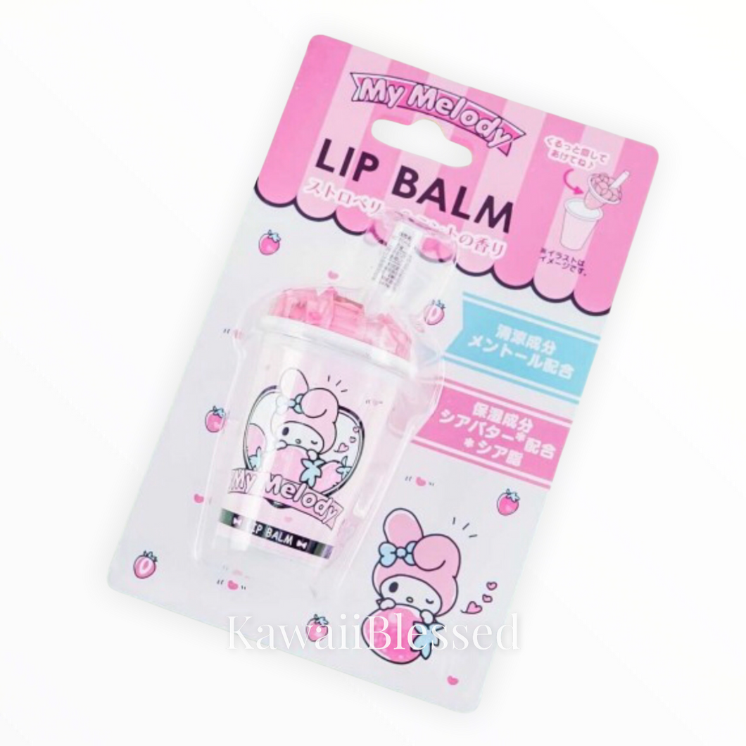 Cinnamoroll / Hangyodon / My Melody Lip Balm