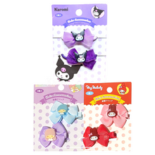 Load image into Gallery viewer, Kuromi y Mascot Hair Clips 2-Pcs Set
