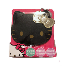 Load image into Gallery viewer, Sanrio Hello Kitty Mirror with Faux Leather holder
