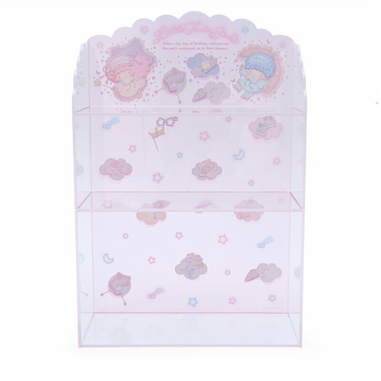 Sanrio Little Twin Stars display box/shelf with sliding popular doors