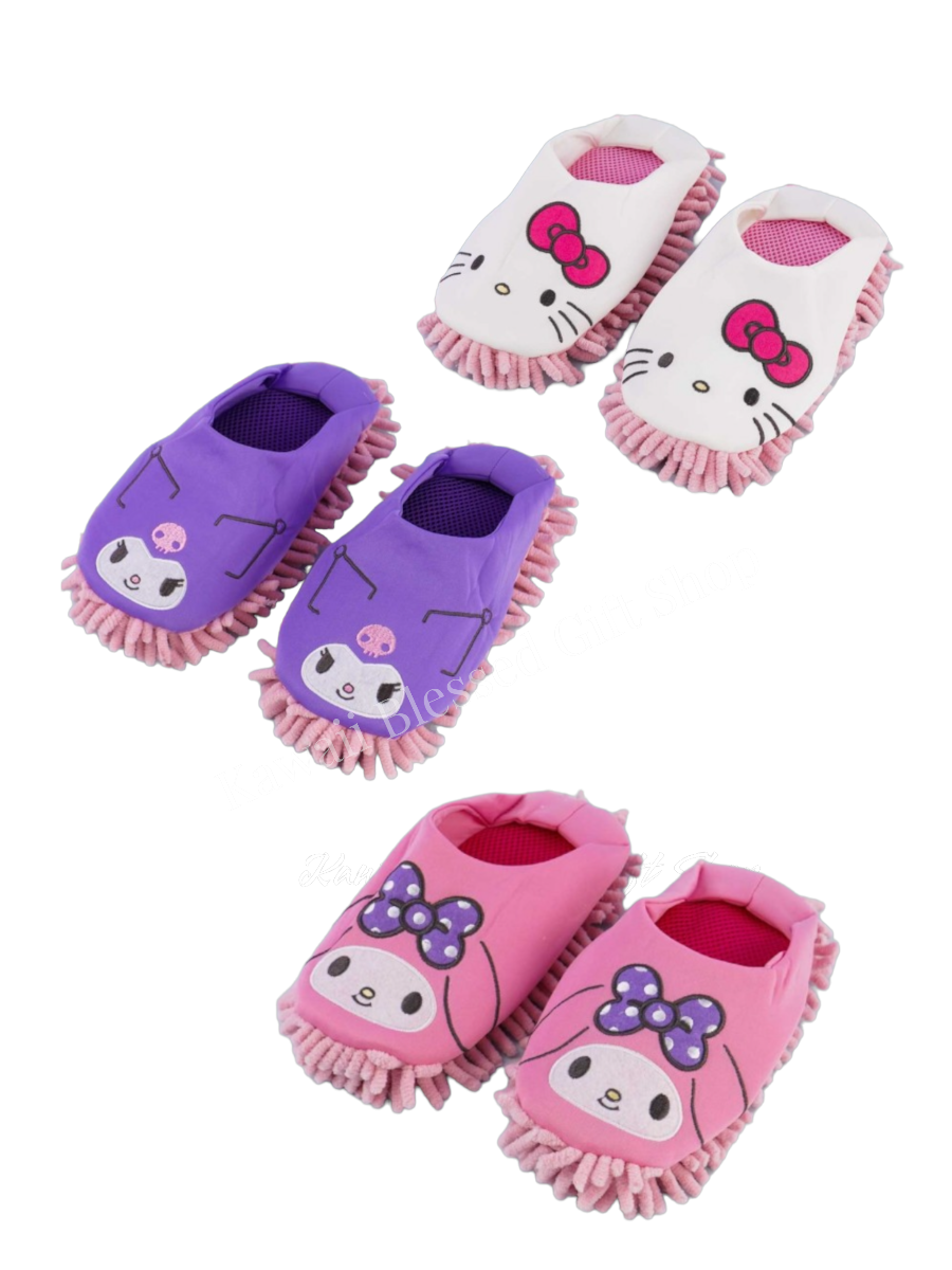 Sanrio Osoji Mopping Room Slipper (Kuromi, My Melody, Hello Kitty ...