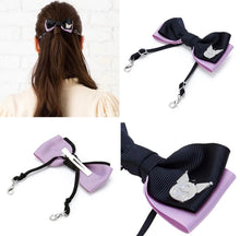 Load image into Gallery viewer, Kuromi / My Melody Bow Hair Clip
