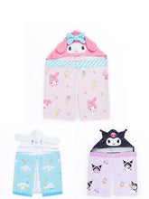 Load image into Gallery viewer, Sanrio Character Bath Towel with Hood
