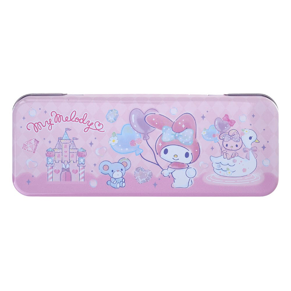 Sanrio Characters Tin Pen Case (My Melody, Hello Kitty, Little Twin Stars)