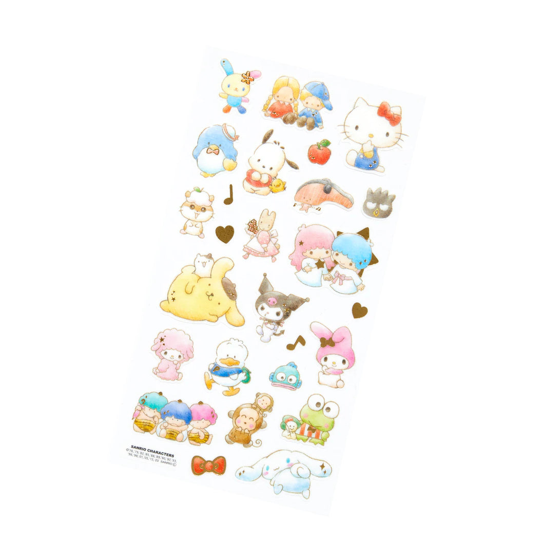 Sanrio Character Fluffy Sticker Sheet