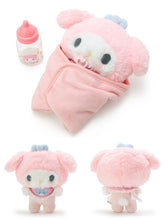 Load image into Gallery viewer, Sanrio Baby Plush (My Melody &amp; Cinnamoroll
